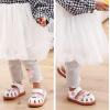 imageDADAWEN Girls ClosedToe Summer Solid Flower Outdoor Sport Casual SandalsToddlerLittle Kid
