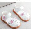 imageDADAWEN Girls ClosedToe Summer Solid Flower Outdoor Sport Casual SandalsToddlerLittle Kid