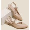 imageDADAWEN Womens Strappy Open Toe Rhinestone Low Block Chunky Heels Sandals Ankle Buckle Heeled Sandals Wedding Party Dress Pumps Shoes02nude
