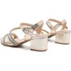 imageDADAWEN Womens Strappy Open Toe Rhinestone Low Block Chunky Heels Sandals Ankle Buckle Heeled Sandals Wedding Party Dress Pumps ShoesGoldRhinestone