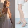 imageDADAWEN Womens Strappy Open Toe Rhinestone Low Block Chunky Heels Sandals Ankle Buckle Heeled Sandals Wedding Party Dress Pumps ShoesSilverRhinestone