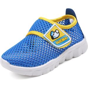 imageDADAWEN Boys Girls Water Shoes Breathable NonSlip Lightweight Beach Pool Swim Water Sandals SneakersBlue