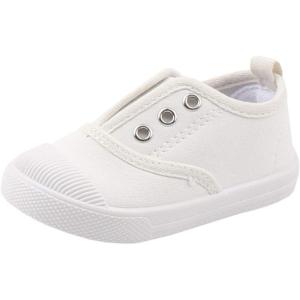imageDADAWEN Boys Girls Candy Color Canvas SlipOn Lightweight Sneakers Cute Casual Running ShoesWhite