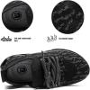 imageDADAWEN ToddlerLittle Kid Boys Girls Lightweight Breathable Sneakers Strap Athletic Tennis Shoes for Running WalkingBlack
