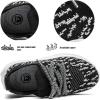 imageDADAWEN ToddlerLittle Kid Boys Girls Lightweight Breathable Sneakers Strap Athletic Tennis Shoes for Running WalkingBlack and White