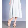 imageDADAWEN Womens Dressy Strappy Low Kitten Heel Square Open Toe Sandals Buckle Strap Summer Dress Shoes Pumps for Party Wedding Dance EveningNude