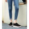 imageDADAWEN Womens Platform LaceUp Wingtips Square Toe Oxford Shoes Mesh Breathable Knit Comfort Casual Dressy School Work Dress ShoesBlack