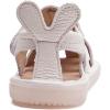 imageDADAWEN Baby Boys Girls Closed Toe Summer Sandals Lightweight NonSlip Soft Sole Leather Athletic Sandals Outdoor Toddler First Walking ShoesWhite