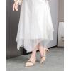 imageDADAWEN Womens Slingback Kitten Heels Closed Pointed Toe Low Heels Wedding Party Dress Pumps ShoesNude
