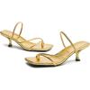 imageDADAWEN Womens kitten Heels Thong Sandals Strappy Open Square Toe Flip Flop Heels Sexy Fashion Comfort Summer Dressy Party Heeled SandalsGold
