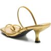 imageDADAWEN Womens kitten Heels Thong Sandals Strappy Open Square Toe Flip Flop Heels Sexy Fashion Comfort Summer Dressy Party Heeled SandalsGold