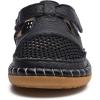 imageDADAWEN Boys Girls Leather Closed Toe Summer Athletic Sandals Baby Toddler Lightweight NonSlip Soft Sole Outdoor Walking ShoesBlack