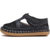 imageDADAWEN Boys Girls Leather Closed Toe Summer Athletic Sandals Baby Toddler Lightweight NonSlip Soft Sole Outdoor Walking ShoesBlack