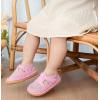 imageDADAWEN Boys Girls Leather Closed Toe Summer Athletic Sandals Baby Toddler Lightweight NonSlip Soft Sole Outdoor Walking ShoesPink
