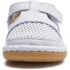 imageDADAWEN Boys Girls Leather Closed Toe Summer Athletic Sandals Baby Toddler Lightweight NonSlip Soft Sole Outdoor Walking ShoesWhite