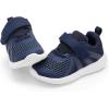 imageDADAWEN ToddlerLittle Kid Boys Girls Lightweight Breathable Sneakers Strap Athletic Tennis Shoes for Running WalkingNavy 088