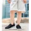 imageDADAWEN Boys Girls SlipOn Casual Boat Shoes School Dress Shoes Comfortable Lightweight Lace Up Loafers ToddlerLittle KidBig KidBlack