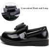 imageDADAWEN Girls Loafers Slip On Bowknot Oxford Shoes Flats Round Toe Wedding Church School Uniform Dress Shoes ToddlerLittle KidBig KidBlack