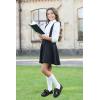 imageDADAWEN Girls Loafers Slip On Bowknot Oxford Shoes Flats Round Toe Wedding Church School Uniform Dress Shoes ToddlerLittle KidBig KidBlack