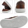 imageDADAWEN Boys Girls Dress Shoes Boat Shoe Slip on Loafers Casual School Shoes ToddlerLittle KidBig KidBrown