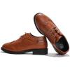 imageDADAWEN Boys Girls Classic LaceUp Dress Shoes Formal Oxford Shoes Wedding Church School Uniform Shoes ToddlerLittle KidBig KidBrown
