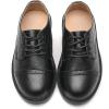 imageDADAWEN Boys Girls Classic LaceUp Dress Shoes Oxford Shoes Wedding Church School Uniform Shoes ToddlerLittle KidBig KidBlack