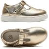 imageDADAWEN Girls Cute Mary Jane Flats School Uniform Shoes Comfort Sneakers ToddlerLittle KidBig KidGold