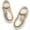 imageDADAWEN Girls Cute Mary Jane Flats School Uniform Shoes Comfort Sneakers ToddlerLittle KidBig KidGold