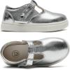 imageDADAWEN Girls Cute Mary Jane Flats School Uniform Shoes Comfort Sneakers ToddlerLittle KidBig KidSilver 02