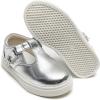 imageDADAWEN Girls Cute Mary Jane Flats School Uniform Shoes Comfort Sneakers ToddlerLittle KidBig KidSilver 02