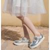 imageDADAWEN Girls Cute Mary Jane Flats School Uniform Shoes Comfort Sneakers ToddlerLittle KidBig KidSilver 02