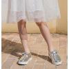 imageDADAWEN Girls Cute Mary Jane Flats School Uniform Shoes Comfort Sneakers ToddlerLittle KidBig KidSilver 02