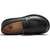 imageDADAWEN Girls Loafers Slip On Round Toe Oxford Shoes Flats Church School Uniform Dress Shoes for Girls ToddlerLittle KidBig KidBlack