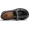 imageDADAWEN Girls Loafers Slip On Round Toe Oxford Shoes Flats Church School Uniform Dress Shoes for Girls ToddlerLittle KidBig KidPatent Black