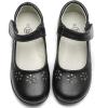 imageDADAWEN Girls Mary Jane Flats School Uniform Shoes Strap Dress Shoes ToddlerLittle KidBig KidBlack 02