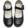 imageDADAWEN Girls Mary Jane Flats School Uniform Shoes Strap Dress Shoes ToddlerLittle KidBig KidBlack