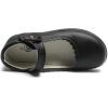 imageDADAWEN Girls Mary Jane Flats School Uniform Shoes Strap Dress Shoes ToddlerLittle KidBig KidBlack