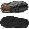 imageDADAWEN Toddler Boys Girls Classic LaceUp Dress Shoes Oxfords Wedding Church School Uniform Shoes ToddlerLittle KidBig KidBlack