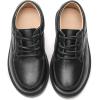 imageDADAWEN Toddler Boys Girls Classic LaceUp Dress Shoes Oxfords Wedding Church School Uniform Shoes ToddlerLittle KidBig KidBlack