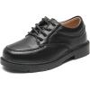 imageDADAWEN Toddler Boys Girls Classic LaceUp Dress Shoes Oxfords Wedding Church School Uniform Shoes ToddlerLittle KidBig KidBlack