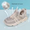 imageDADAWEN Boys Girls Sneakers Kids Lightweight Breathable Tennis Athletic Running Shoes for ToddlerLittle KidBig KidBeige 02