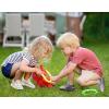 imageDADAWEN Boys Girls Sneakers Kids Lightweight Breathable Tennis Athletic Running Shoes for ToddlerLittle KidBig KidBeige 02