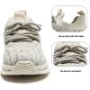 imageDADAWEN Boys Girls Sneakers Kids Lightweight Breathable Tennis Athletic Running Shoes for ToddlerLittle KidBig KidBeige