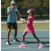 imageDADAWEN Boys Girls Sneakers Kids Lightweight Breathable Tennis Athletic Running Shoes for ToddlerLittle KidBig KidHot Pink 02