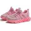 imageDADAWEN Boys Girls Sneakers Kids Lightweight Breathable Tennis Athletic Running Shoes for ToddlerLittle KidBig KidHot Pink 02