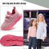 imageDADAWEN Boys Girls Sneakers Kids Lightweight Breathable Tennis Athletic Running Shoes for ToddlerLittle KidBig KidHot Pink