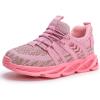imageDADAWEN Boys Girls Sneakers Kids Lightweight Breathable Tennis Athletic Running Shoes for ToddlerLittle KidBig KidHot Pink 02