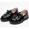 imageDADAWEN Girls Loafers Slip On Tassel Oxford Shoes Flats Round Toe School Uniform Dress Shoes ToddlerLittle KidBig KidBlack
