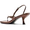 imageDADAWEN Womens kitten Heels Thong Sandals Square Open Toe Flip Flop Heels Buckle Sexy Fashion Summer Dressy Wedding Party Pumps Heeled SandalsBrown