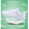 imageDADAWEN Girls Cheer Shoes White Cheerleading Shoes Dance Athletic Training Tennis Breathable Women Youth Lightweight Competition Cheer SneakersA White